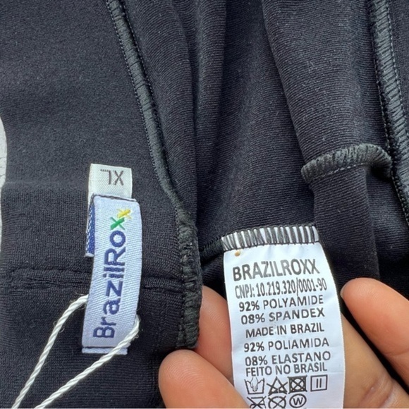 NEW! Brazilroxx‎ Embroidered Multicolor Floral Legging Pants Womens Size XL Boho - Picture 9 of 16